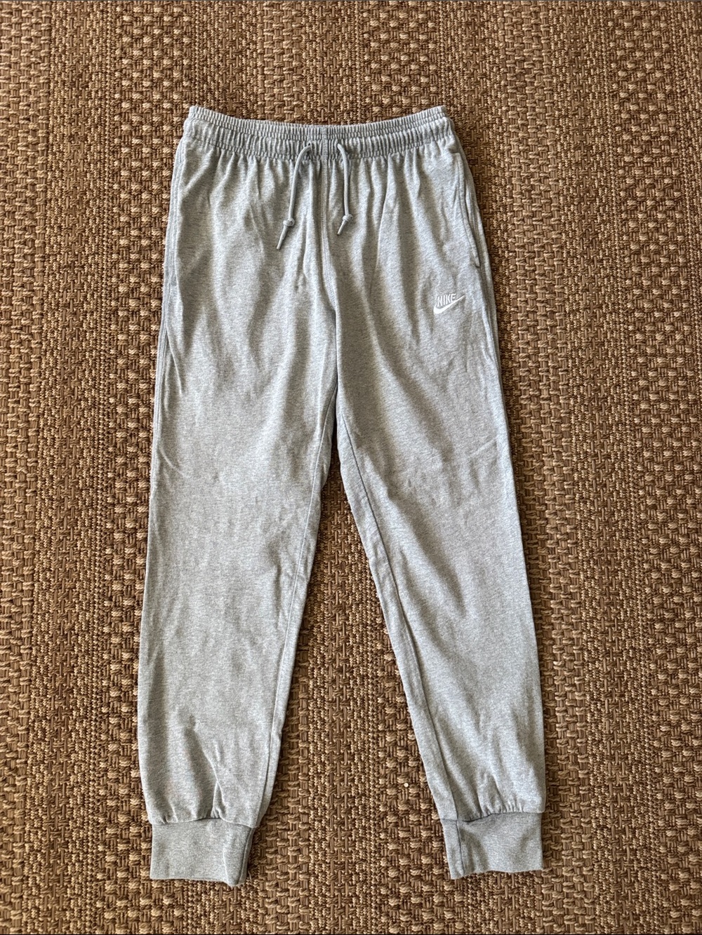 Nike Heather Gray Jogger Pants with Drawstring